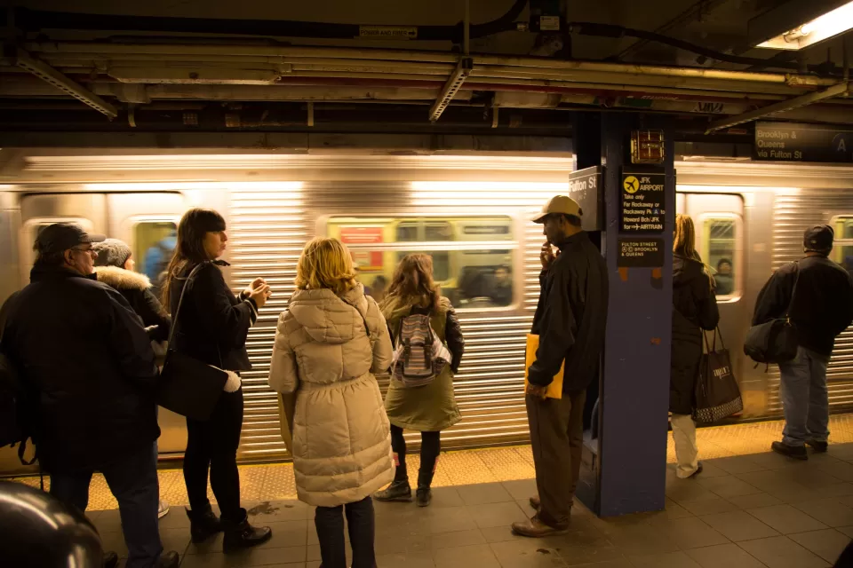 New York MTA subway station